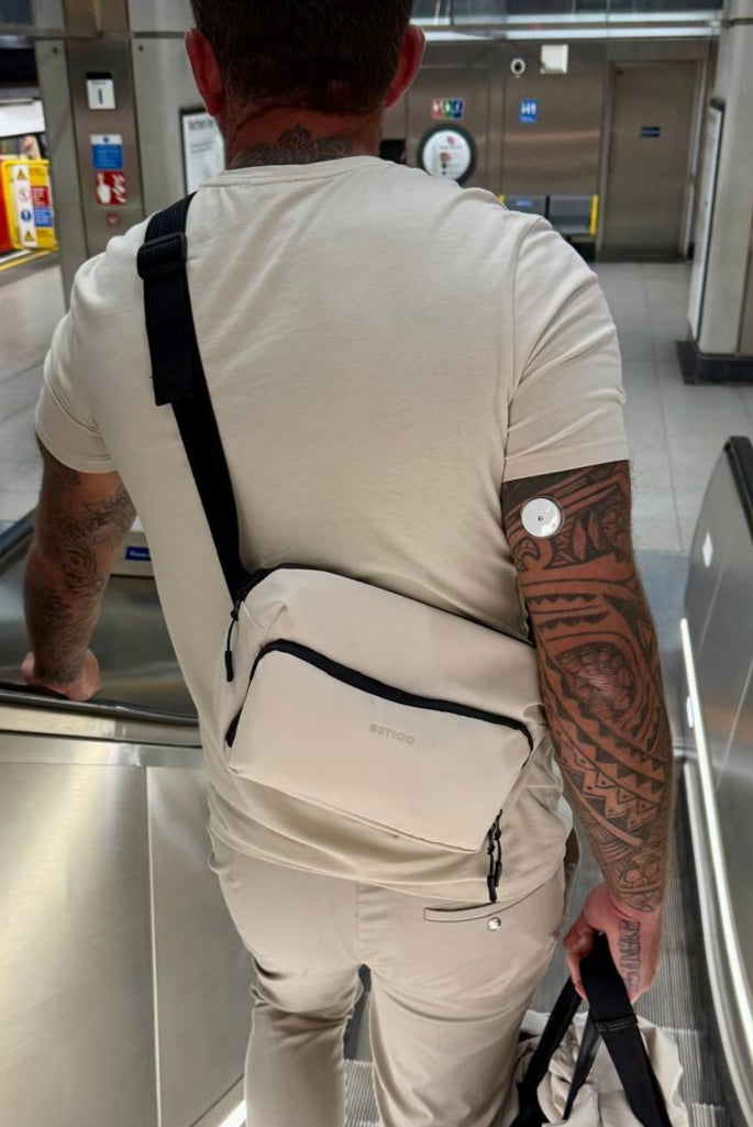 The Essential Bag - Cream & Black
